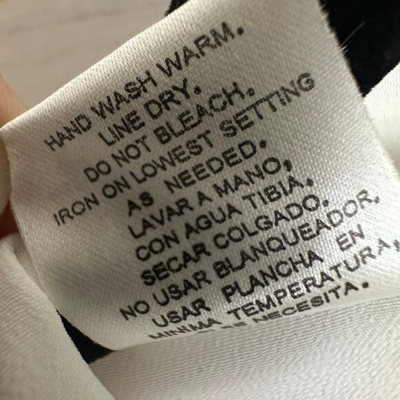 Womens Kathy Che White Victorian Romantic Pearl Button High Neck Satin Blouse 8 - Picture 7 of 7